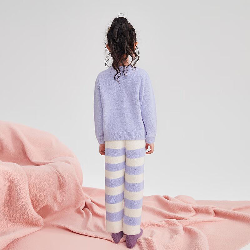 DEESHA Girls  2025 Autumn/Winter Plush Warm Lounge & Pajama Set 130