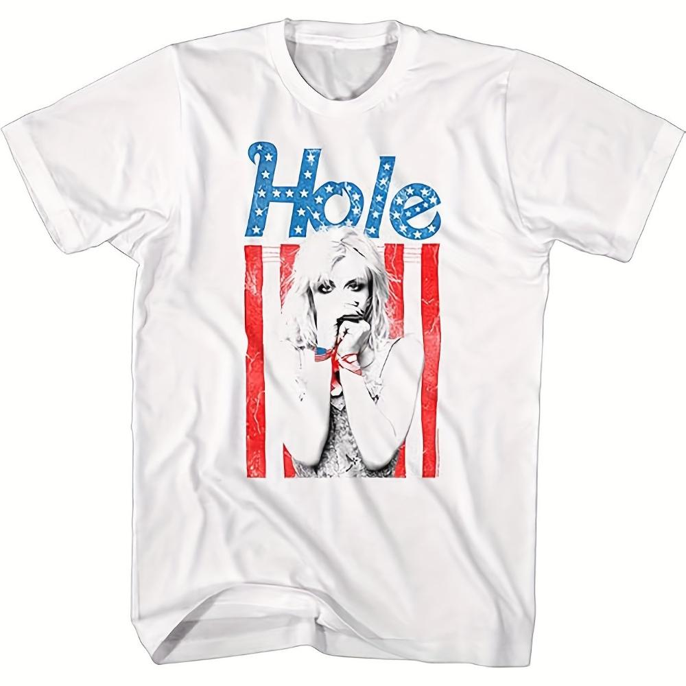 Hole Rock Band Courtney Love Hole Adult ShortSleeve TShirt Design Summer Fashion Casual Comfortable for Unisex S