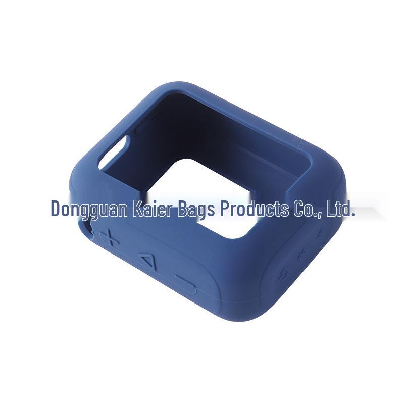 Gold Brick Soft Silicone Case for JBL GO4 Bluetooth Speaker - Portable Protective Storage Bag