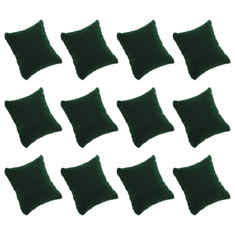 Plush Jewelry Display Pillow for Watches Bracelets Secure Holder Gift for Shops Collectors
