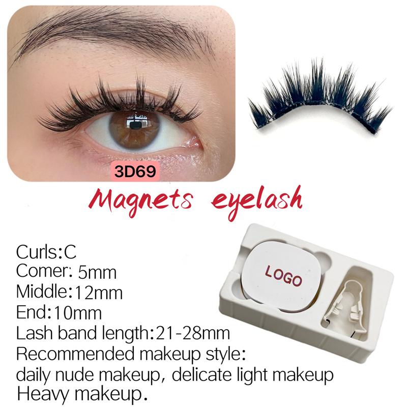 2026 New Magnetic Lash Vendors Synthetic Hair Handmade Korean PBT Eyelash Extensions with Individual Lash Box