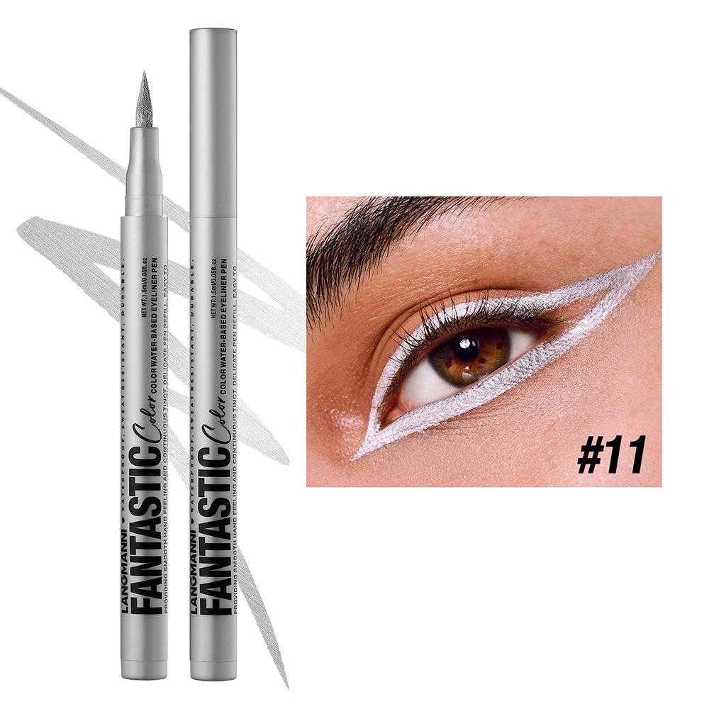 LANGMANNI Smudge-Proof Matte Liquid Eyeliner - 12 Colors 1.5ml/0.05fl.oz