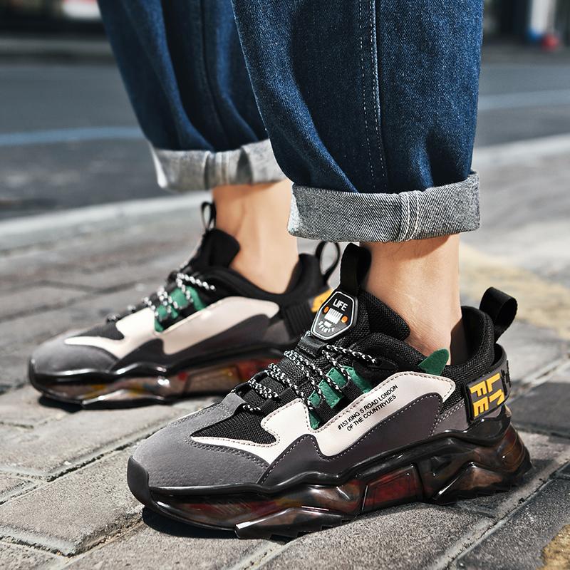 

Новая модная мужская спортивная обувь, трендовая обувь, кроссовки, мужская обувь с подошвой из попкорна 45