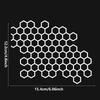 Car Honeycomb Pattern Bumper Decals Body Stickers Motorcycle Decal Car Sticker Decorative For Most Car Models Car Accessories