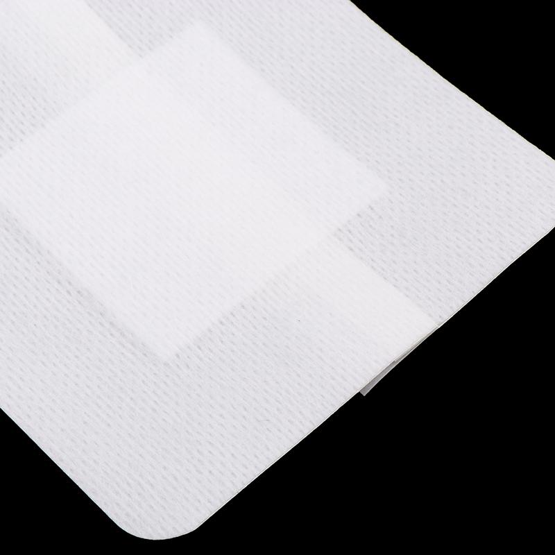 10Pcs Wound Dressings Breathable Edge Gauze Pads Soft Non-Woven Bandages Self-Adhesive Wound Dressings Outdoor Elastic Tape