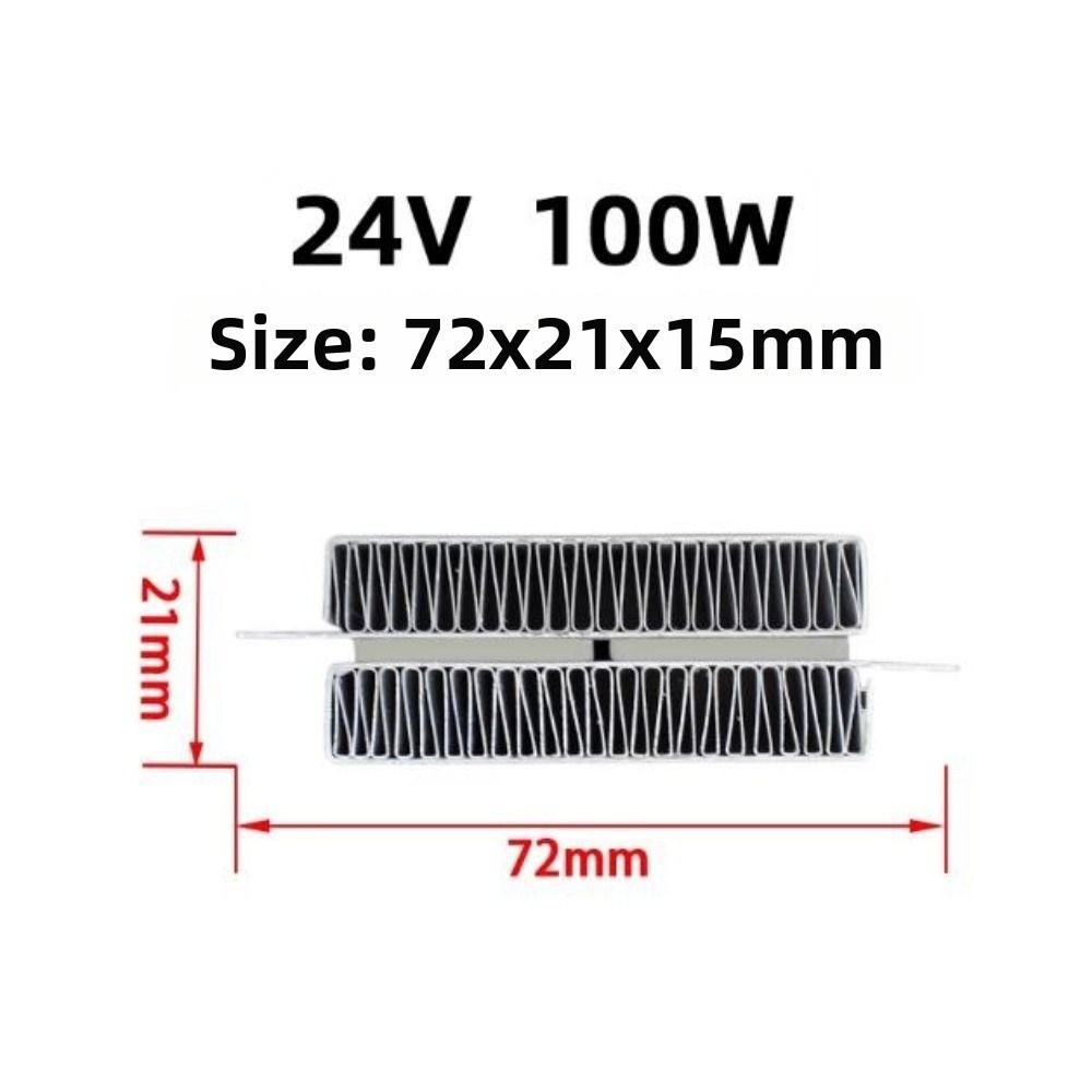 50/100/200W Isolier-Thermostatisch 72 * 21mm PTC Keramik Luftheizer Neuer Elektroheizer