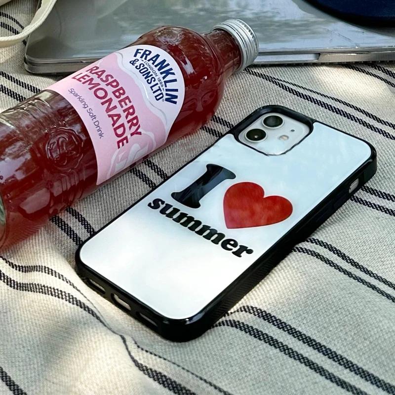 

Lovely Girl Simple Word Cute Love Minimalist Phone Case for iPhone 17 AIR 16 15 14 13 12 11 PRO MAX PLUS Y2K Glass Bumper Cover iPhone 16 Plus