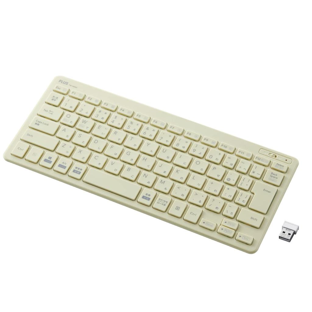 PLUS Tastatur Jibuniro Dünne Mini Drahtlose Tastatur, Grün, TW-KB002, 428-853