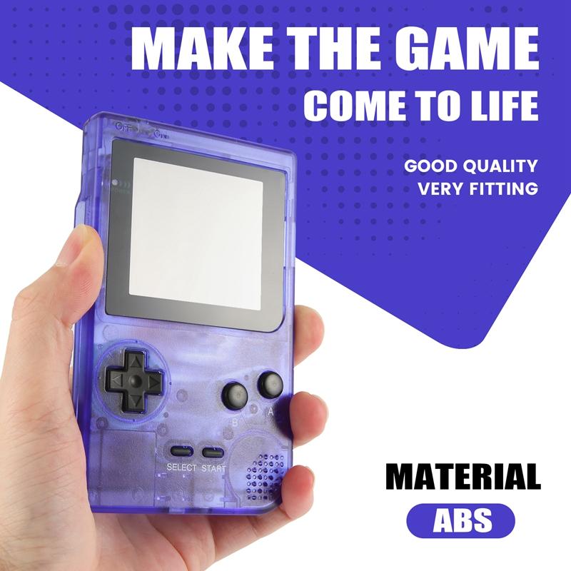 B03B-DIY Reemplazo de Carcasa Para Consola de Juegos Gameboy Pocket Para GBP Carcasa con Kit de Botones Lente de Clase