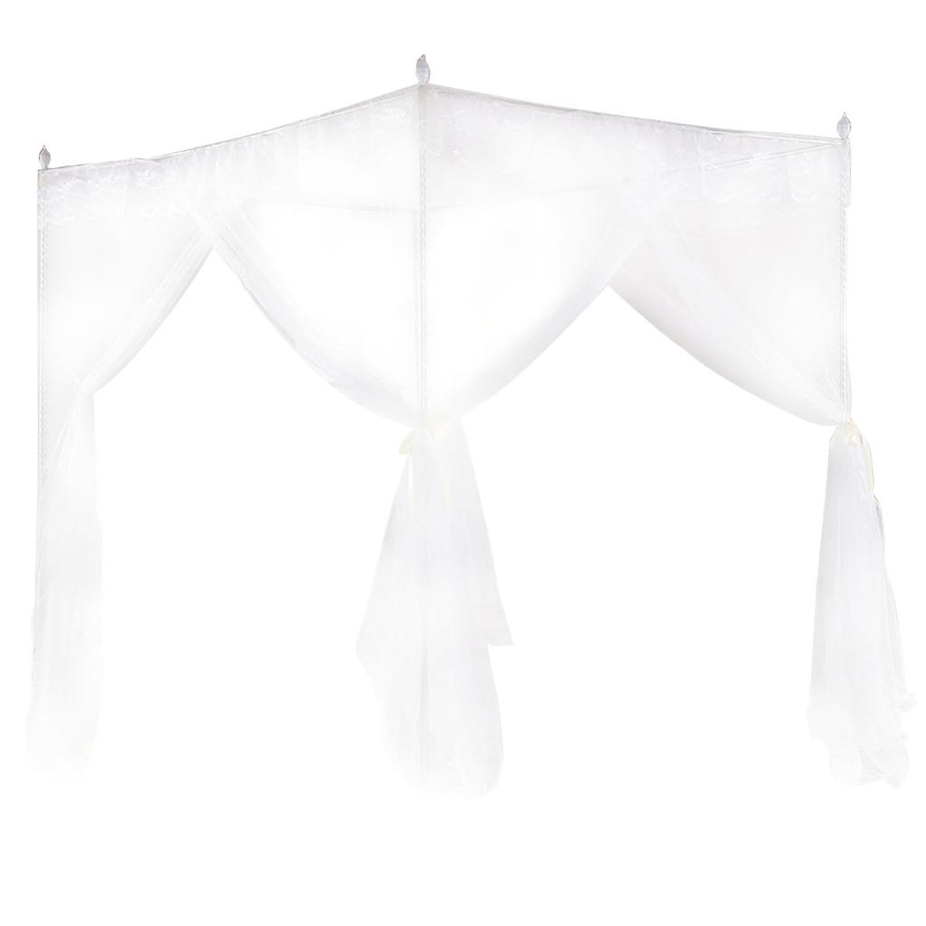 Luxus Prinzessin Drei Seiten Öffnungen Bettvorhang Baldachin Netz Moskitonetz Bettwäsche