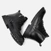 Fashion High Brand Mens Lace Up Motorcycle Boots Comfortable Ankle Boots Fashionable Male Side Zipper High Top Shoes Travel Biker Botas