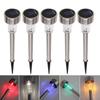 Solar Light Outdoor Garden Yard Led Light Landscape Path Lights Steel Stainless