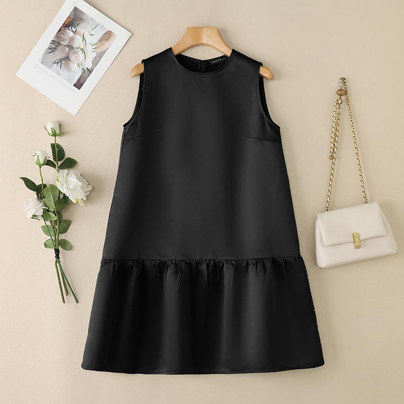 ZANZEA Women Casual Round Neck Summer Sleeveless Dress Sundress
