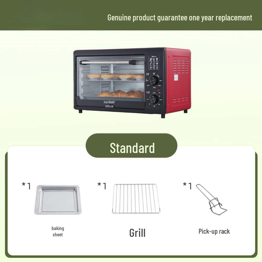 48-Liter Multifunction Electric Oven: Large-Capacity Microwave for Baking & Roasting Whole Chickens