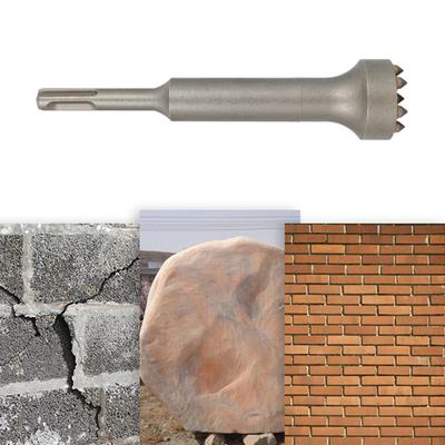 Ciocan de tușă integrat Cap pătrat Multi dinți Duritate ridicată Beton rezistent la rugină