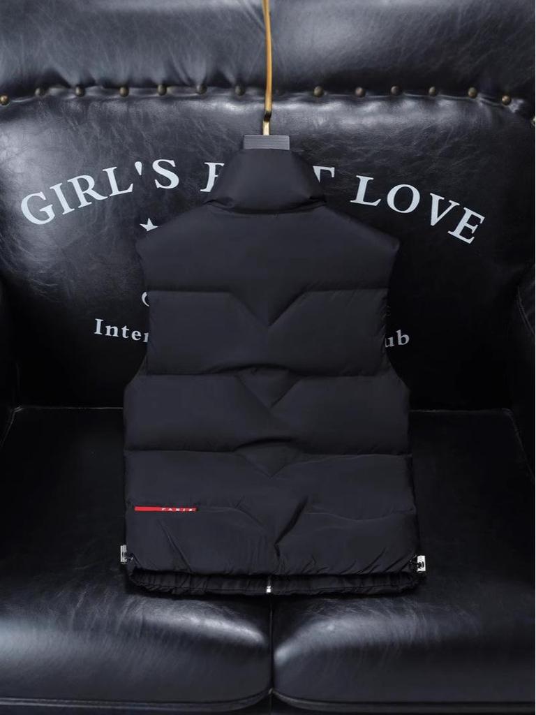 Europäische High-End Herren Daunenweste – Trendige Herbst/Winter Warme Lässige Weste Jacke