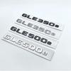 3D ABS Chrome Glossy Black Letters GLE350e GLE350de GLE500e 4Matic Emblem for Mercedes Benz W166 Car Trunk Logo Sticker