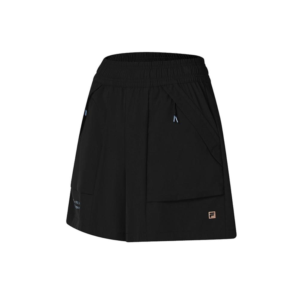 New FILA Fitness Series Casual Shorts Women's Pitch Black A11W521801FBK