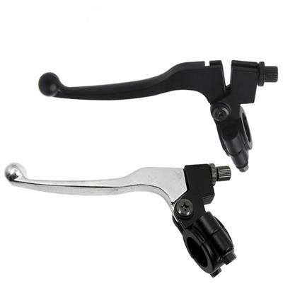 22mm 7/8-inch Left Clutch Lever Handle Suitable Aluminum Alloy for Pit Bike ATV Motorcycle
