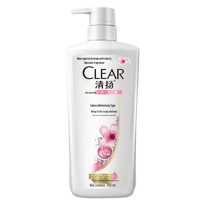 Clear Cherry Blossom Anti-Dandruff Shampoo Set