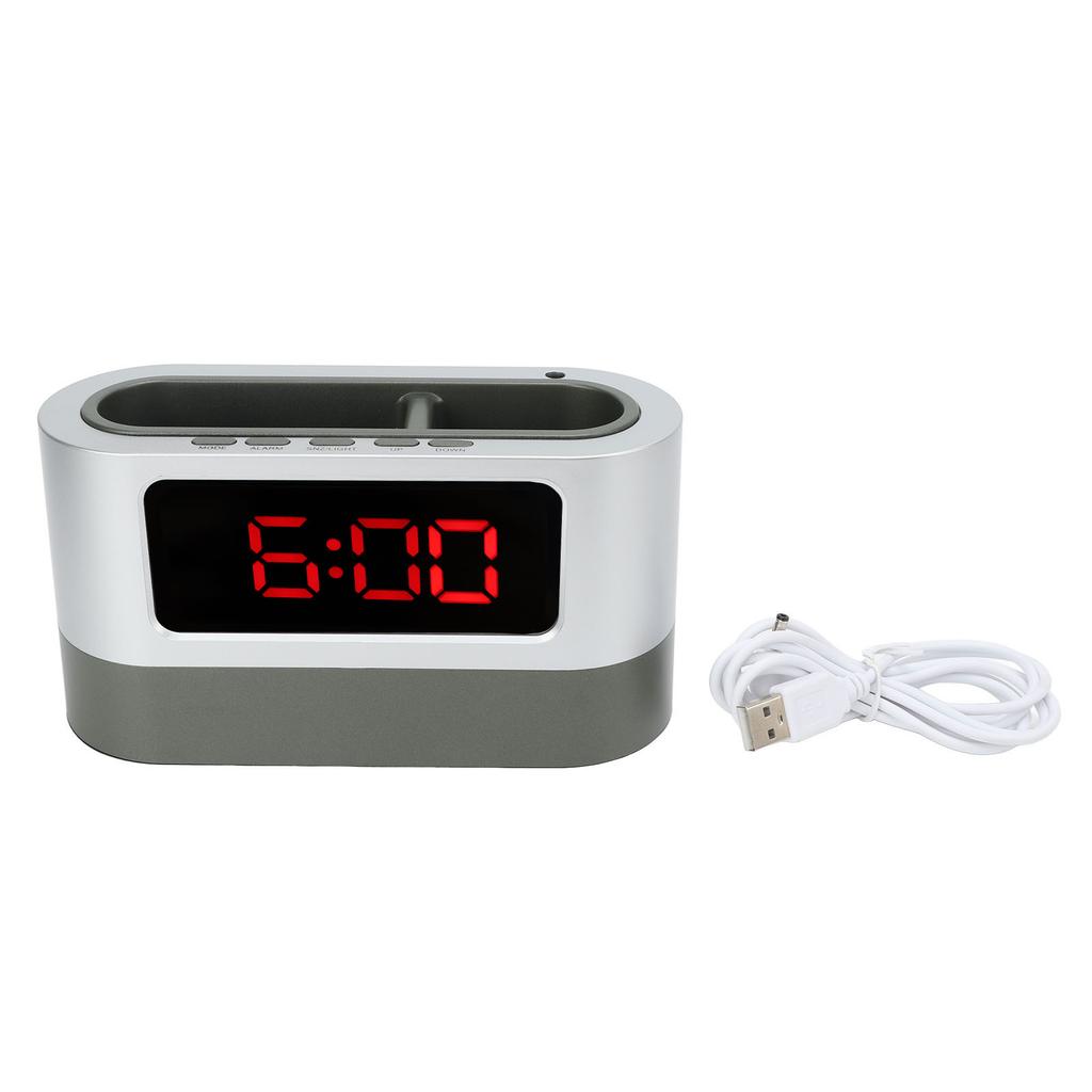 Pen Holder Alarm Clock Pen Holder Design Time Memory Time Date Temperature Display LED Clock for   Dormitory