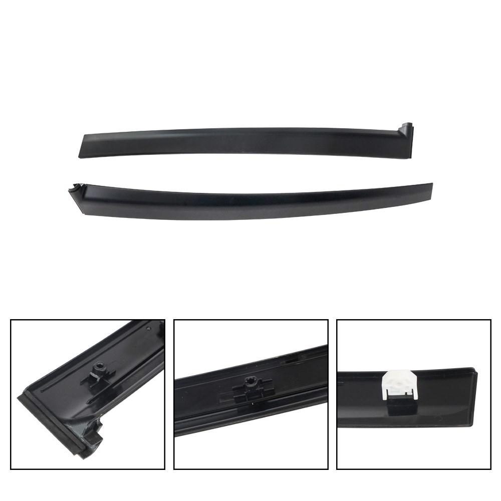 Links Rechts Türverkleidung Zierleiste Säulenverkleidung für 1992-1995 Honda Civic 2-Türer 3-Türer Windschutzscheibe A-Säulenverkleidung Zierleiste 72430-SR3-003