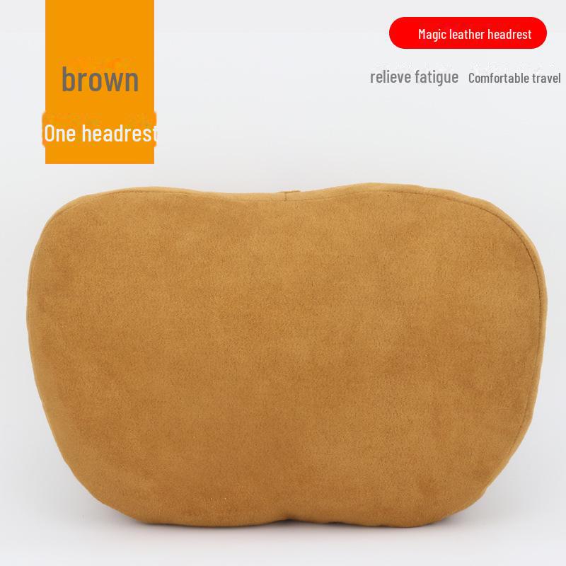 Car Suede Neck and Waist Pillow Set