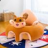 Cute Baby Sofa Support Seat Cover Plush Chair Learningto Sit Feeding Chair Comfortable Toddler Nest Puff Washable Without Filler