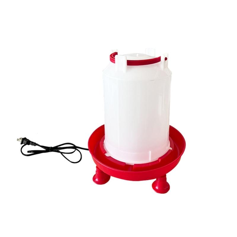 Poultry Water Heater Electric Heated Waterer With Constant Heat In Winter Cold Weather Duck Chicken Heating Drinker