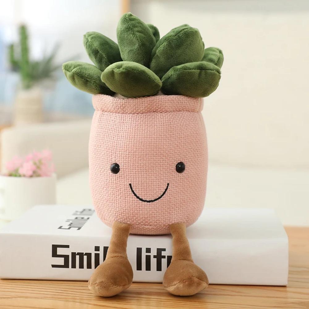 All Series Lifelike Tulip Succulent Plants Plush Stuffed Bookshelf Decor Toy Soft Doll Kawaii Pillow for Girls Birthday Gifts