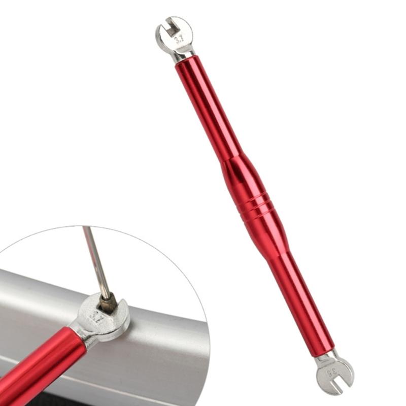 Bike Spoke Wrench Carbon Steel Bicycles Wheel Rim Spanner Bike Rim Correct Tool Bicycles Spoke Tool Easy to Use