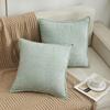 Pillow Cover Does Not Contain Core, Double-sided Chenille Edge Solid Color Pillow, Office Sofa Back Pillow, Bedside Cushion Cover