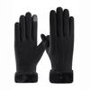 Fashion Thick Gloves Outdoor Guantes Driving Gloves Women