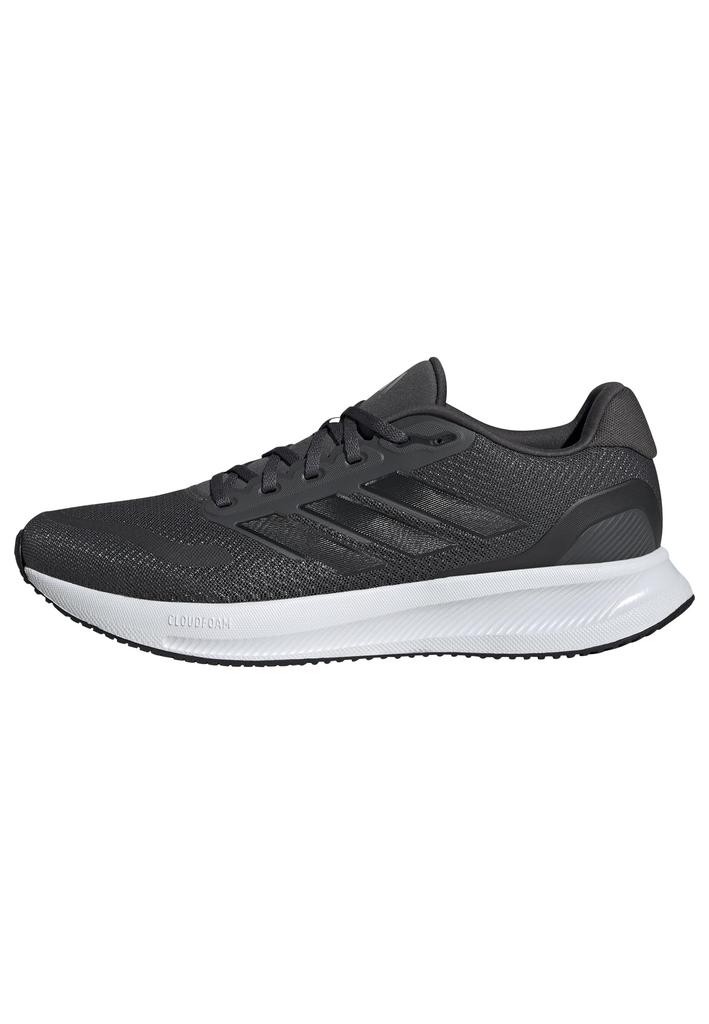 Running Shoes Core Runner 5 Running NKE45 Gray White Cm [Adidas] Six/Core Black/Footwear (IE8819) 26.5
