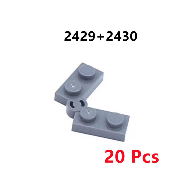 10/20 Pair/Lot Buildings Blocks 2429 2430 3937 3938 Hinge Plate 1 X 4 Swivel 1 X 2 Base and Top Brick Toy For High-Tech MOC Set
