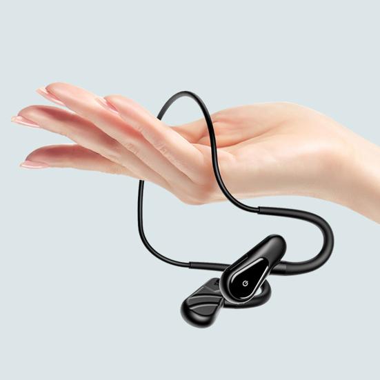A01 Bluetooth-compatible Earphone Ear Hook Bone Conduction Built-in 16G Memory Wireless Sports Headphone for Mobile Phone