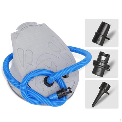 משאבת רגל מפוח 3 חרירי Inflator עבור מיטת אוויר לשיט קיאקים בסירה מתנפחת