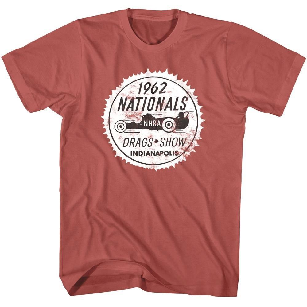 NHRA Indianapolis Drags Show 62 Men T Shirt S