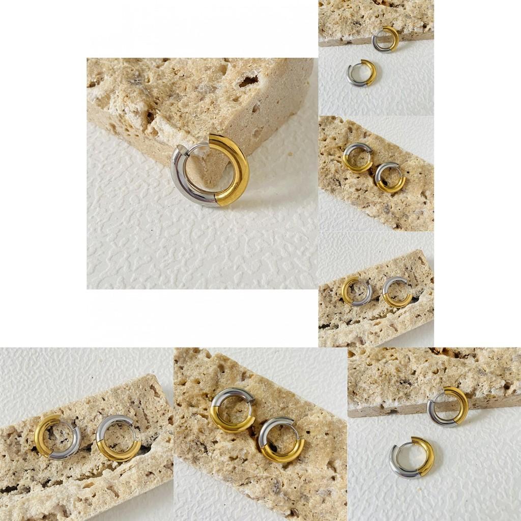Trendy Vintage Style Alloy Geometric Circle Earrings For Women Summer 2023
