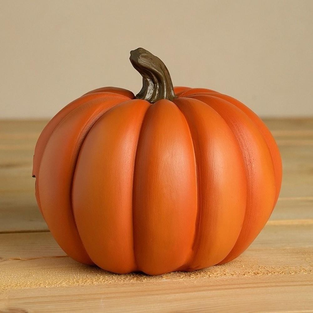 Resin Pumpkin Skeleton Statue Scary Mini Halloween Ornaments Halloween Pumpkin Figurine Festival