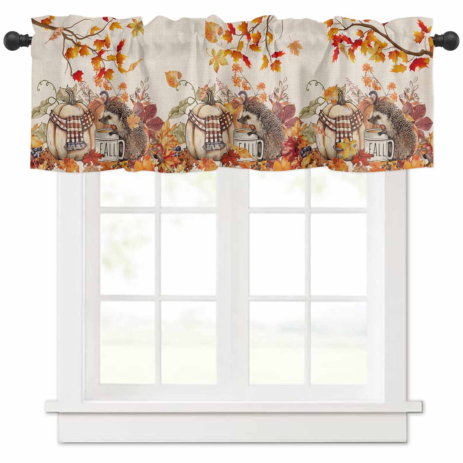 

Кофейный ретро-стиль кухонные шторы на окна украшение дома короткие шторы для гостиной спальни маленькие шторы Cortinas 137Wx45H(cm)