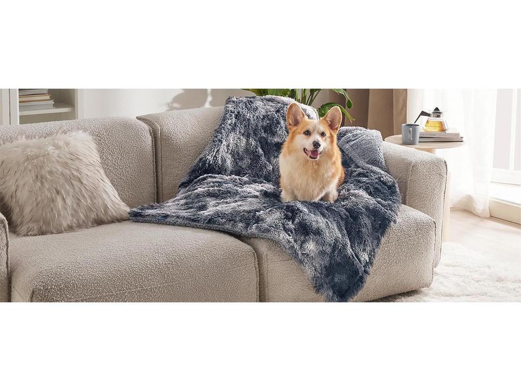 Plush Sherpa Waterproof Fleece Pet Blanket: Thickened Pad for Dogs & Cats