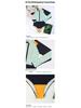 2023 Color Block Zipper Crew Neck Long Sleeve High Waist One-Piece Wetsuit