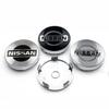 4 Stück 56mm/60mm Auto Radnabendeckel Reifenfelgenabdeckungen Auto Zubehör Für Nissan Nismo X-Trail Almera Qashqai Note Teana Leaf