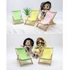 Miniature Dollhouses Display Beach Chair Accessory 1/12 Scale, Realistic Zakka Plastic Chair Dollhouses Props