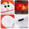 Type-C Rechargeable Ladybug Night Light Touch Control Silicone Table Lamp  Bedroom