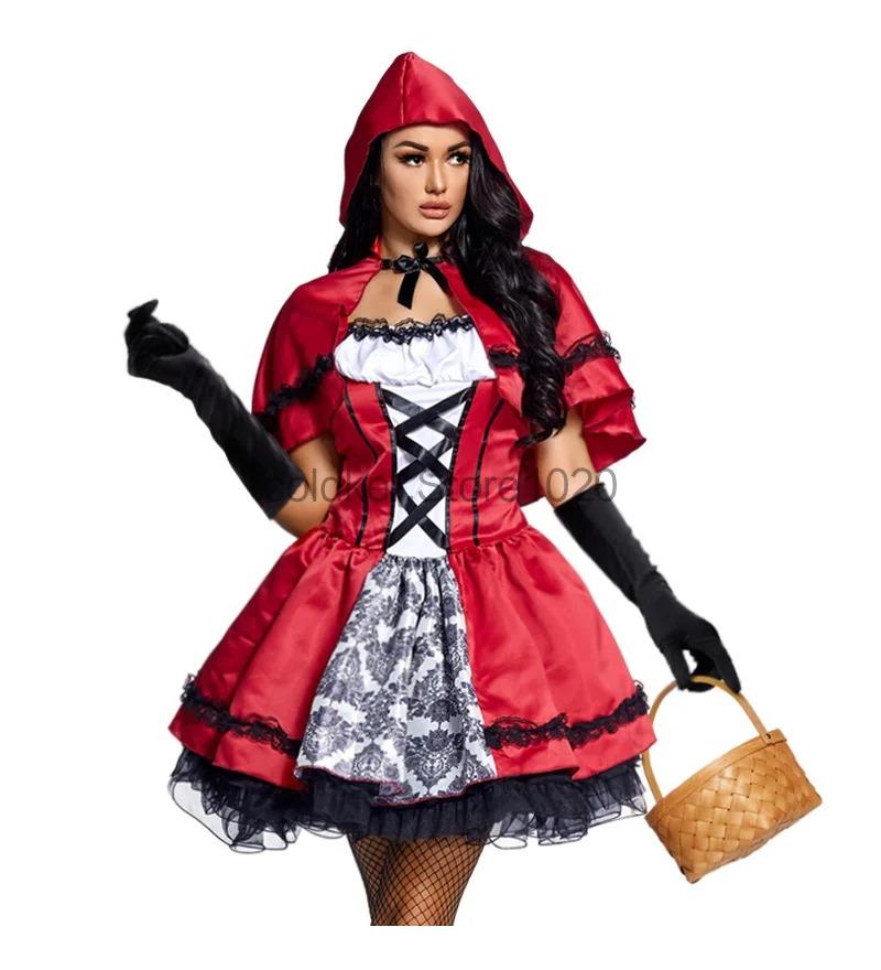 Queen Halloween Costume Popular Little Red Riding Hood Princess Uniform Game Uniform Anime Cosplay