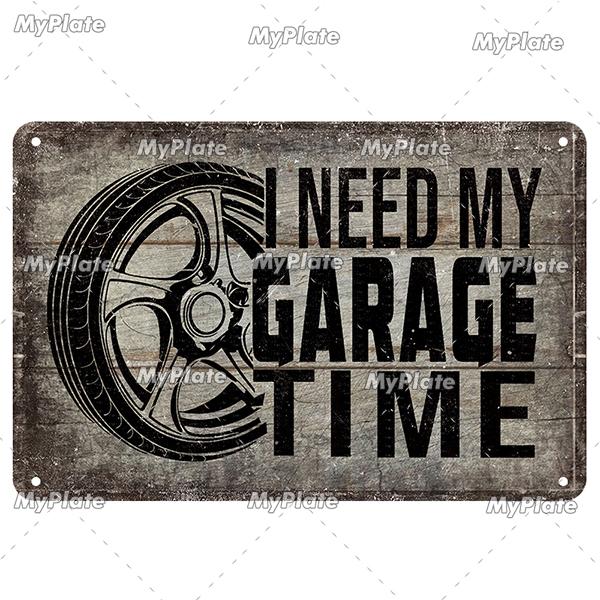 Vintage Tool Rules Retro Plaque Tin Sign Man Cave MOTOR OILS Metal Sign Wall Decor For Garage TIRES Plate Car Service Poster