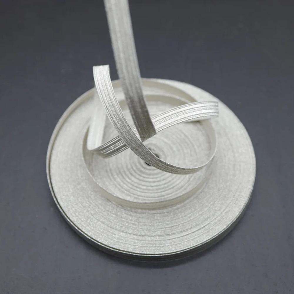 Wire Edge Stitched Edge Ribbon Golden Gold Braid Webbing Grosgrain Ribbon  Uniform Trim