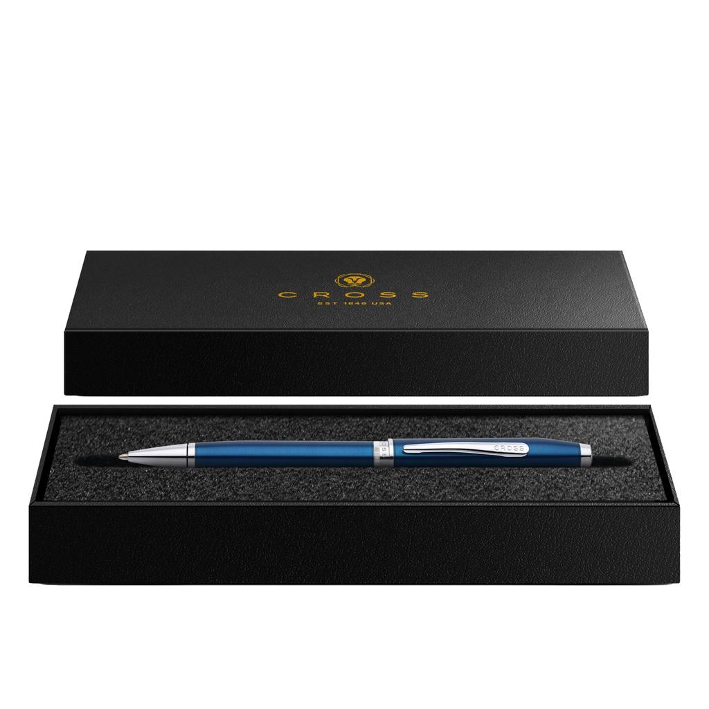 Cross FOUNDRY Blue Lacquer Ballpoint Pen NAT0812-5